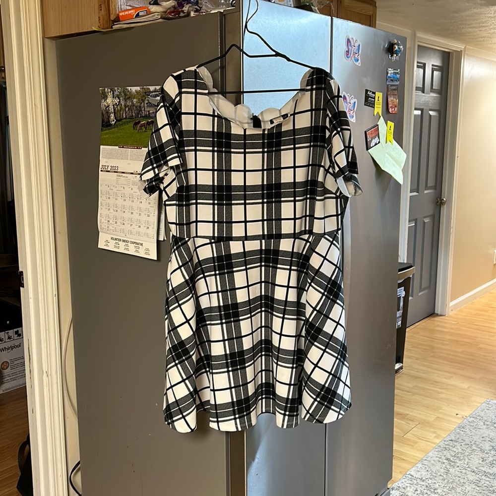 Smak parkour from ModCloth a-line dress plaid 3x